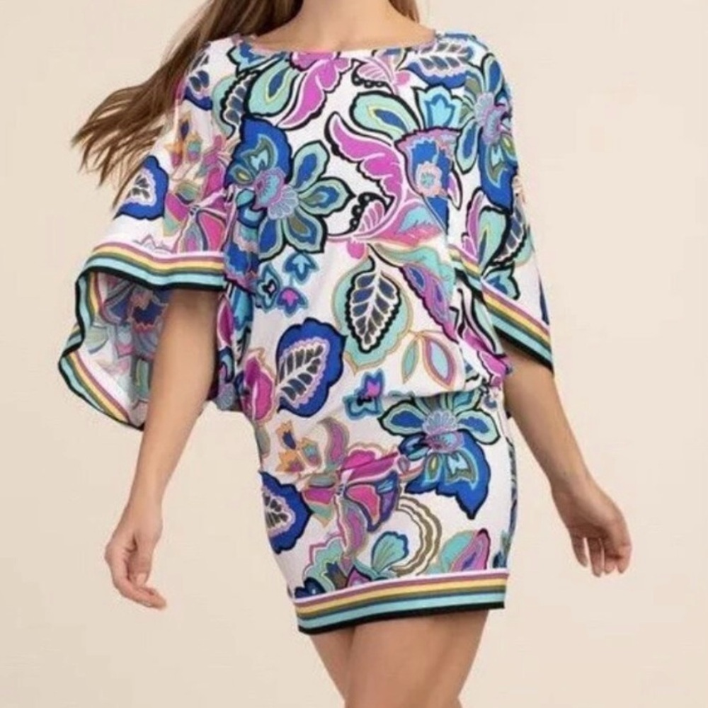 Trina Turk Mandalay tunic cover up dress size small nwt - Picture 2 of 7